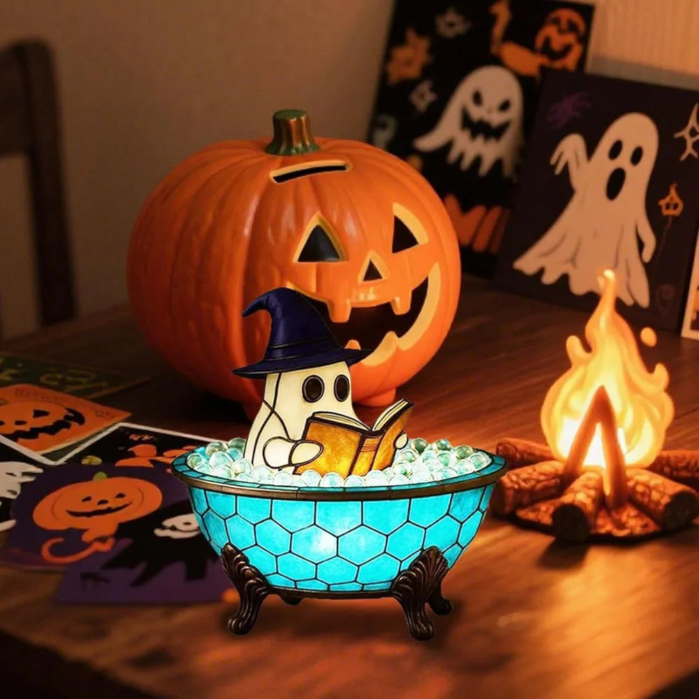 Halloween Ghost LED Night Light β Bubble Bath Accent Lampπ»