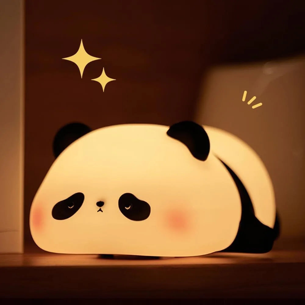 πΌπ‘ Panda Squishy LED Night Light β Tap to Glow β¨ Perfect Baby & Girl Gift π