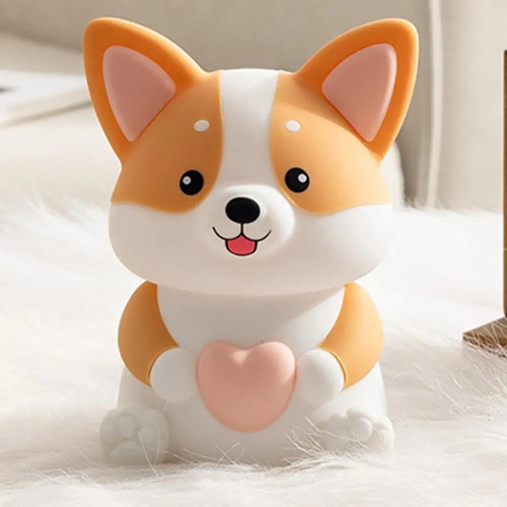 Corgi LED Night Light β 3-Mode Silicone USB Lamp for Kids πΆ