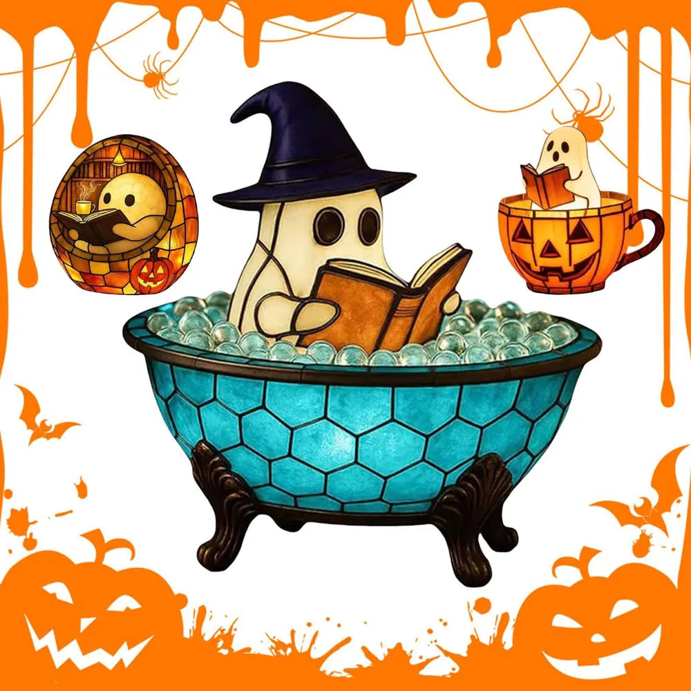 Halloween Ghost LED Night Light β Bubble Bath Accent Lampπ»