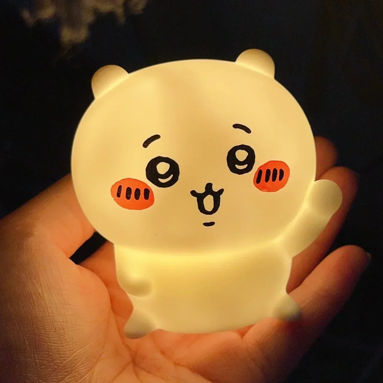 Chikawa Kawaii Hachiware Usagi Night Light β Cartoon Vinyl LED Lamp π°