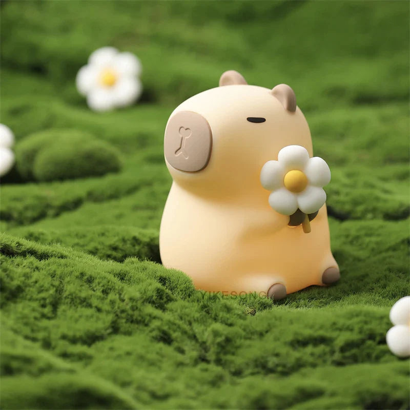 Capybara LED Night Light β Touch Sensor, Dimmable USB Lamp πΎ