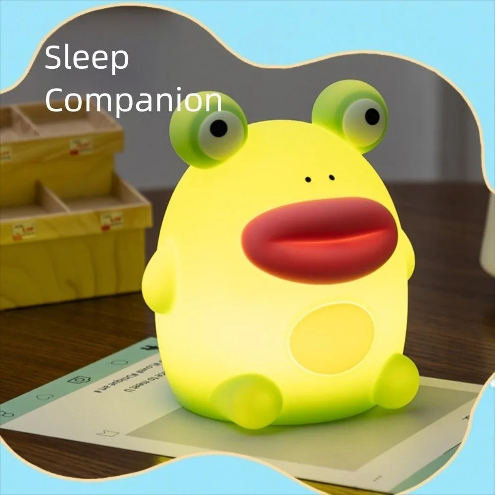 Frog LED Night Light β Silicone Touch Sensor Dimmable Lamp πΈ