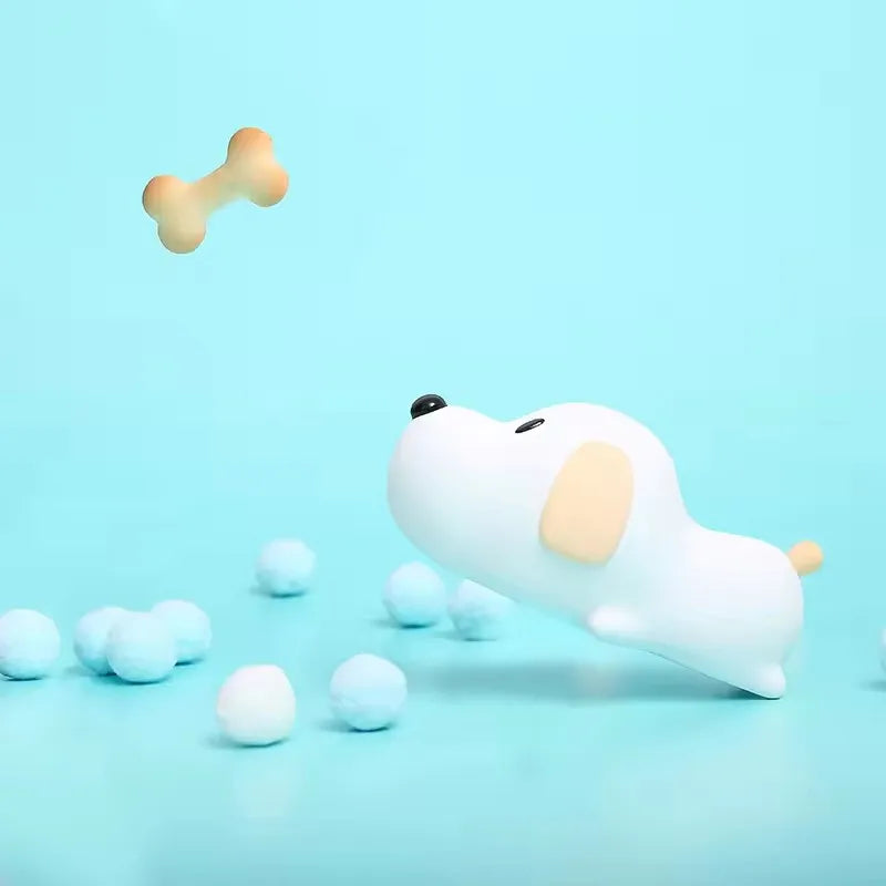 Dog LED Night Light β Silicone 2-Color Dimmable USB Lamp πΆ