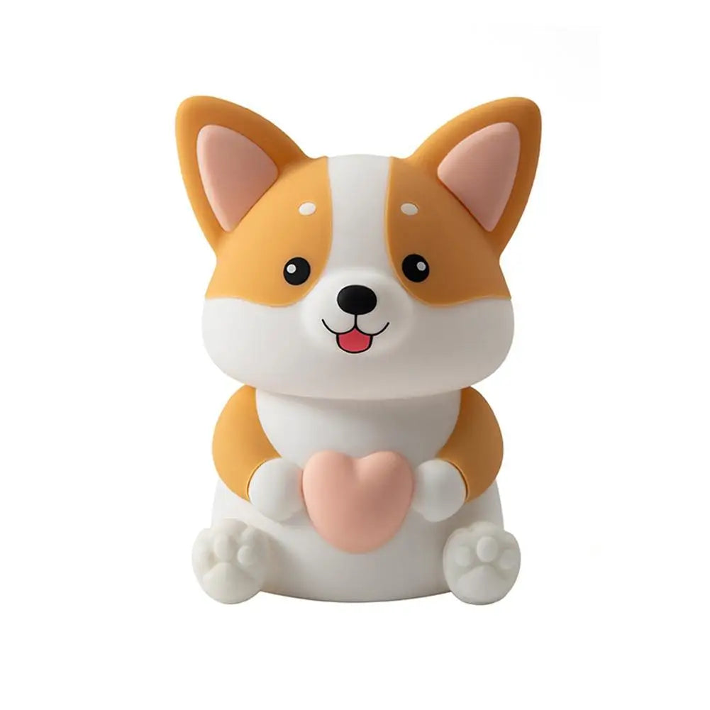 Corgi LED Night Light β 3-Mode Silicone USB Lamp for Kids πΆ
