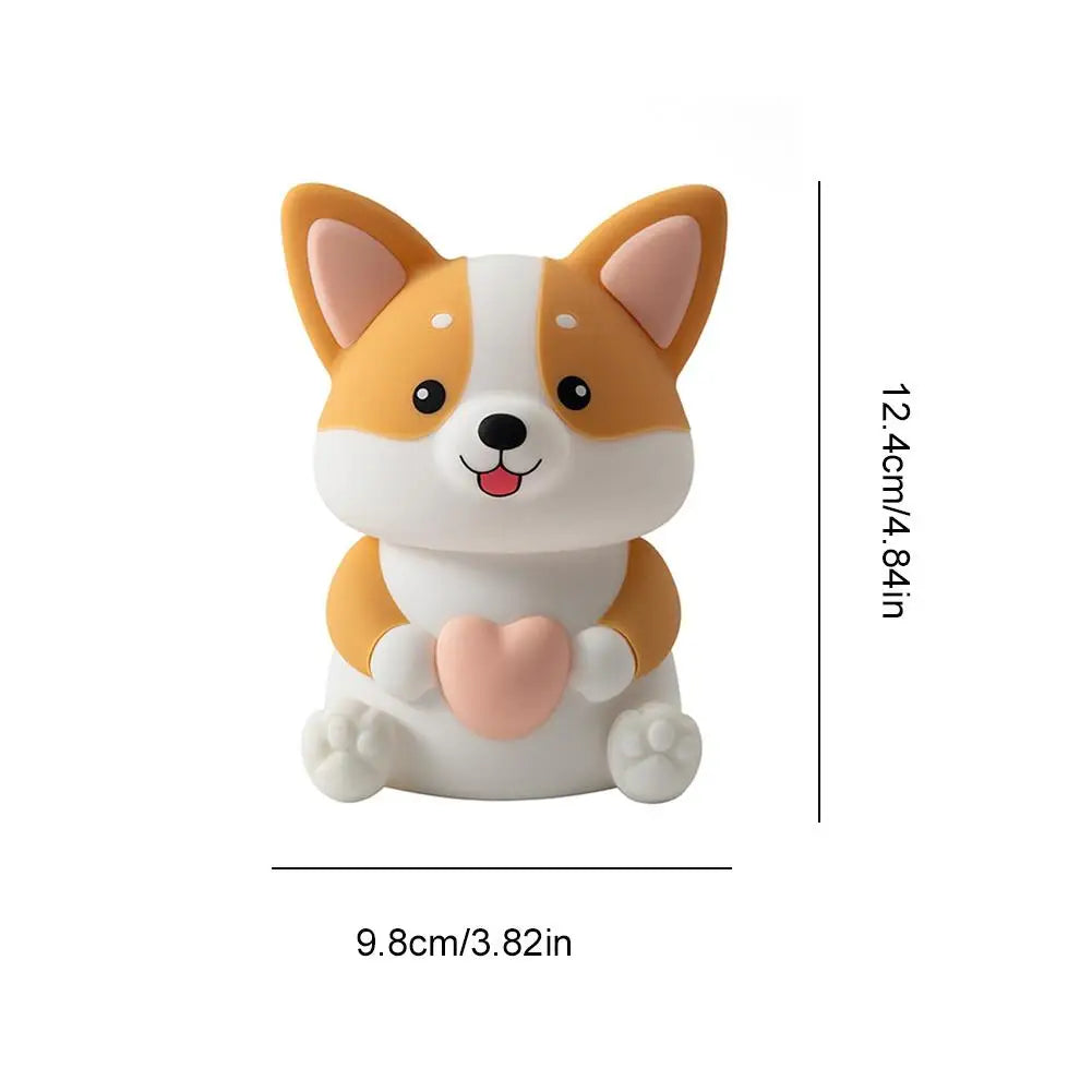Corgi LED Night Light β 3-Mode Silicone USB Lamp for Kids πΆ