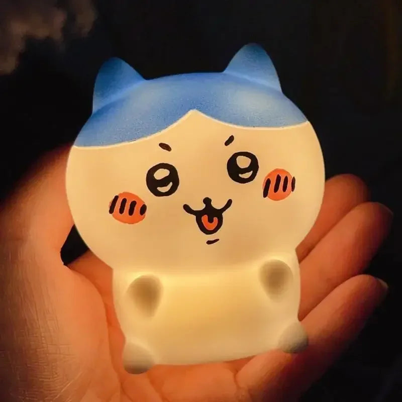 Chikawa Kawaii Hachiware Usagi Night Light β Cartoon Vinyl LED Lamp π°