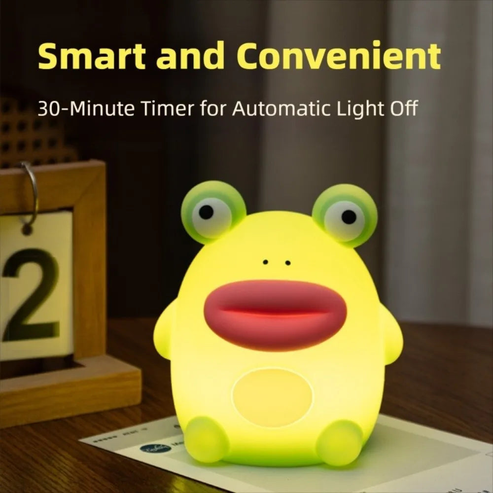 Frog LED Night Light β Silicone Touch Sensor Dimmable Lamp πΈ