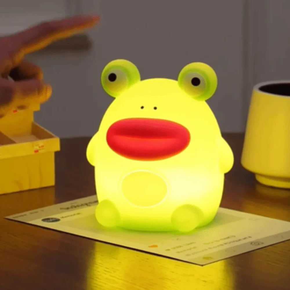 Frog LED Night Light β Silicone Touch Sensor Dimmable Lamp πΈ