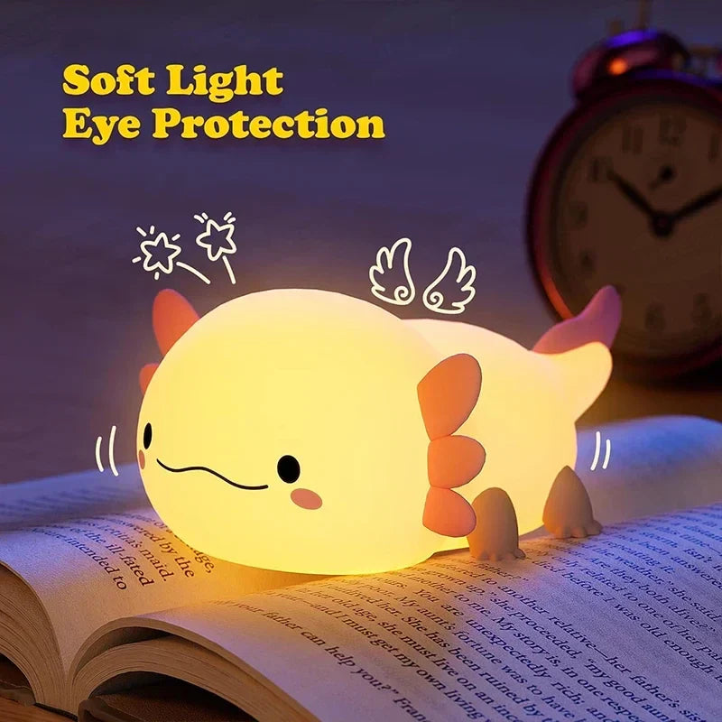 Squishy Axolotl Night Lamp β Perfect Gift π