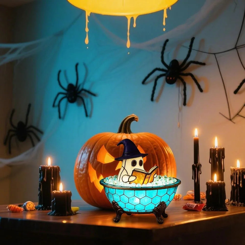 Halloween Ghost LED Night Light β Bubble Bath Accent Lampπ»