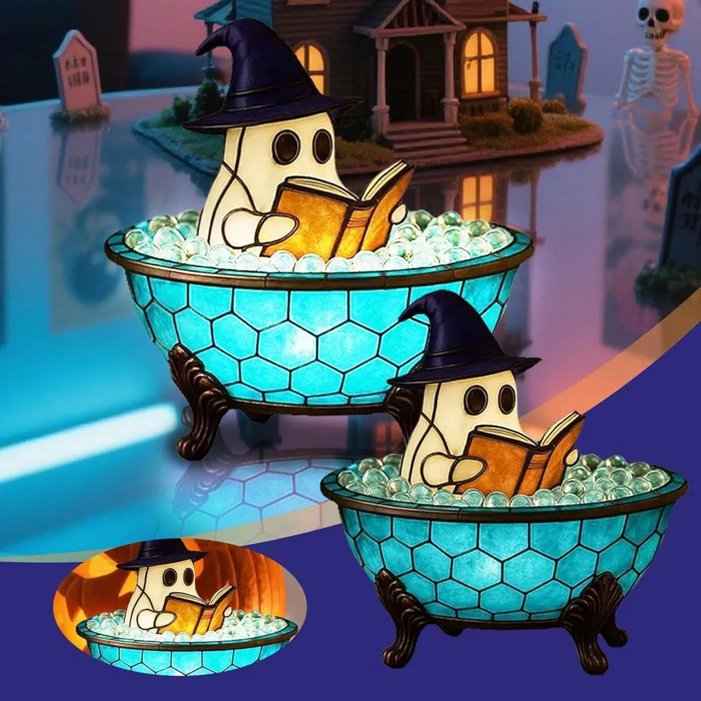 Halloween Ghost LED Night Light β Bubble Bath Accent Lampπ»