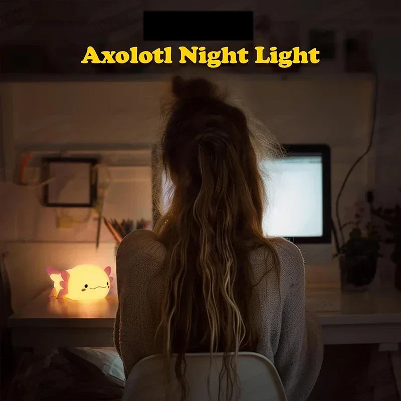 Squishy Axolotl Night Lamp β Perfect Gift π